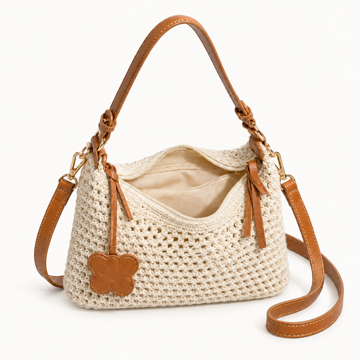 The Solana Woven Shoulder Bag alternate view 3