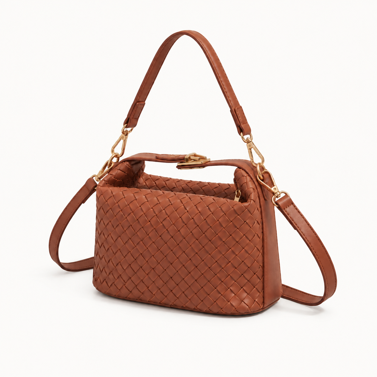 The Marlow Woven Satchel alternate view 1